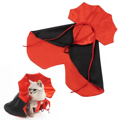 Immagine prodotto di Costumi da cane, gatto e vampiro, abbigliamento per gatti, costumi di Halloween per animali domestici