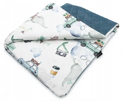 Produktbild von Lepre Baby Samt Decke gefüllt 75x100 cm