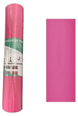 Immagine prodotto di Tappetino da yoga antiscivolo, 173 x 61 cm, grigio chiaro, per ginnastica