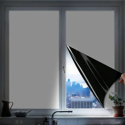 Produktbild von Raumfolie matt, undurchsichtig, 0,445 x 2 m, Milchglasfolie, für Fenster