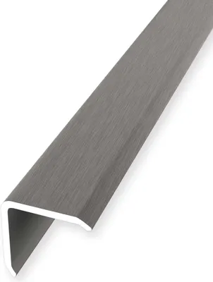 Produktbild von Eckschutzwinkel 20 x 20 x 2500 mm Winkelprofil Eckschutzprofil Aluminium eloxiert Glatt Ungebohrt Edelstahl Küberit