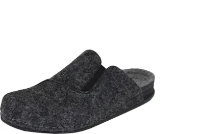 Produktbild von Miccos Herren Hausschuh Filz Pantoffel, Größe:42 EU, Farbe:Grau