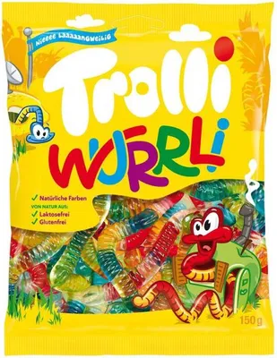 Produktbild von Trolli Wurrli mit Fruchts.150g
