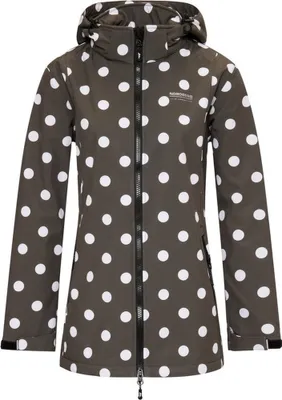 Zdjęcie produktu dla Nordberg Polka dot half damski softshell - Kolor zielony - Rozmiar M