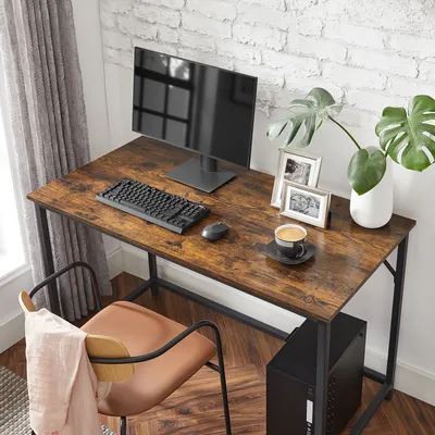 Produktbild von VASAGLE Schreibtisch Computertisch 120 x 60 x 75 cm schmaler Bürotisch einfacher Aufbau