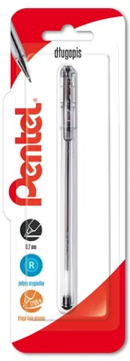 Immagine prodotto di Penna a sfera SuperB Pentel BK77 nera, 1 pezzo