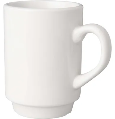 Immagine prodotto di 12 x tazza da caffè, tazza da tè, porcellana, bianco, 19 cl, Ø 6,5 cm, altezza: 9 cm