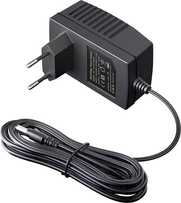 Produktbild von ZOSI DC 12V 2A Netzteil Adapter Trafo Netzgerät 5.5mm x 2.1mm EU-Stecker mit 1 Meter Kabel für CCTV DVR Kamera
