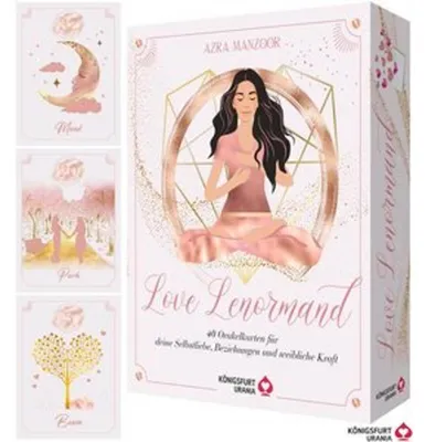 Obrázok produktu pre Love Lenormand - 40 Orakelkarten für deine Selbstliebe, Beziehung, weibliche Kraft