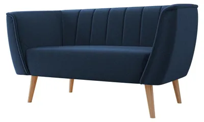 Produktbild von MIRJAN24 Sofa Pas 2, Polstersofa mit Wellenfeder, Holzfüße, Wohnzimmer Kollektion (Farbe: Kronos 09)