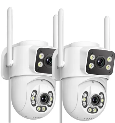 Productafbeelding van 2K bewakingscamera voor buiten, 360° PTZ, kleurennachtzicht, intelligente tracking