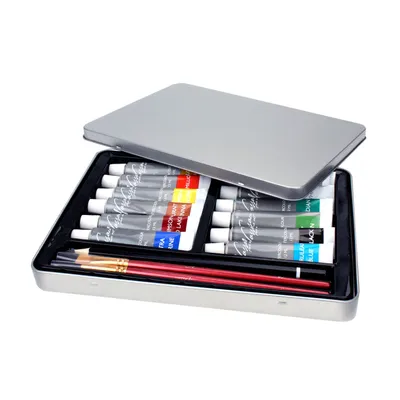 Image de Aquarelverf met accessoires, 16dlg.