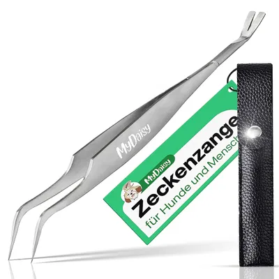 Zdjęcie produktu dla Szczypce do usuwania kleszczy 2 w 1 z etui, zestaw 3 sztuk