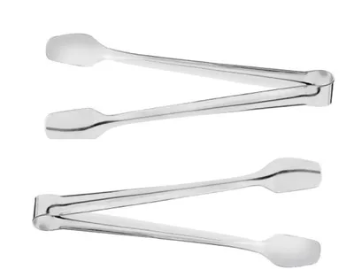 Produktbild von 2 x Zuckerzange für Würfelzucker Eiswürfelzange Edelstahl Rostfrei 11cm