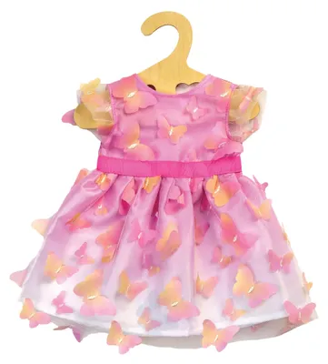 Image de Robe de poupée Miss Butterfly, 28-35 cm