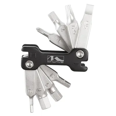 Produktbild von M-WAVE Mini 12 Multitool Kompaktes Fahrrad-Werkzeug mit 12 Funktionen