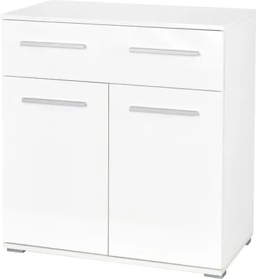 Produktbild von Halmar Kommode Lima KM1 - weißer Glanz