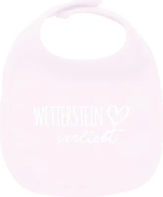 Produktbild von Huuraa Unisex Babylatz Wetterstein verliebt Geschenk Babypink  Baumwolle Wetterstein Mitbringsel