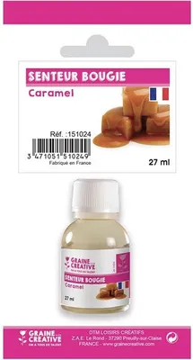 Image de Parfum pour bougies - Parfum caramel 27 ml