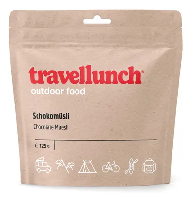 Image de TRAVELLUNCH 50103 Muesli au chocolat portion individuelle 125g