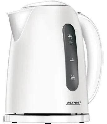 Obrázek produktu pro MPM PMX9708 bílá rychlovarná konvice 2200W 1.7L s filtrem