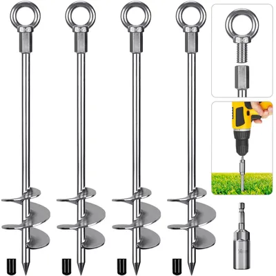 Obrázok produktu pre Solidchoice – Robustné kolíky na stan, 46 cm – sada 4 kusov