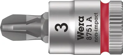 Zdjęcie produktu dla Wera 8751 A, 1 szt., Phillips, 1/4", PH 3, 28 mm, Czechy