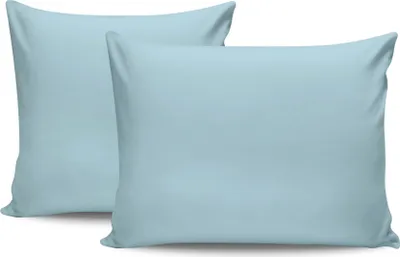 Produktbild von L'Essentiel Linge de Maison, Tonne Mavie - Lendell, Kissenbezug-Set (2 Stück) (FR), 100 % BAUMWOLLE RANFORCE, Minze,  60 x 60 cm