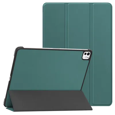 Produktbild von imoshion Trifold Klapphülle iPad Pro 11 (2024) M4 - Dunkelgrün