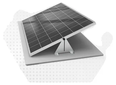 Immagine prodotto di Supporto per pannelli solari, inclinazione regolabile, struttura resistente, 240x195x43 mm