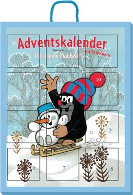 Produktbild von TRÖTSCH Adventskalender Der kleine Maulwurf mit 24 Büchern 37x49cm