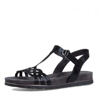 Produktbild von Tamaris 1-1-28299-28/031 BLK SNAKE MET. Riemchensandalen  FS 2022, Spocc:37