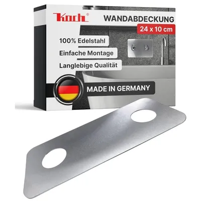 A product box and a metal plate with two holes.