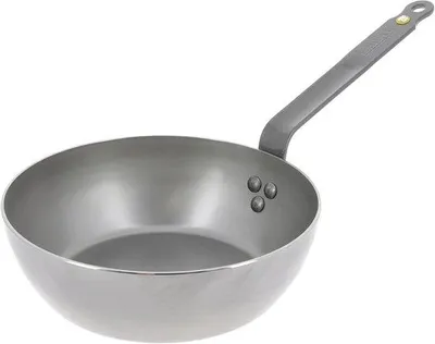 Produktbild von Ibenzoa® Edelstahl-Kochpfanne Ø 28 cm – Profi-Pfanne aus rostfreiem Stahl, dicker Boden gegen Hitzepeaks, induktionsgeeignet, spülmaschinenfest, kratzfest