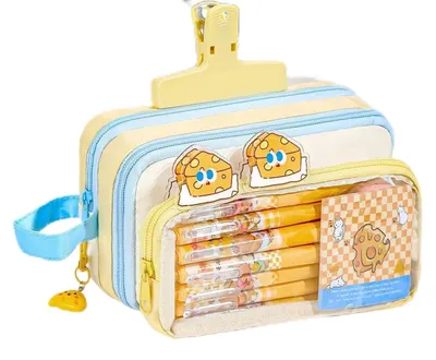 Immagine prodotto di Custodie colorate per bambini, contenenti materiale scolastico