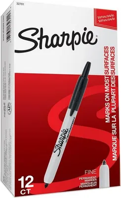 Immagine prodotto di Sharpie  S0810840 Sharpie Permanent-Marker RT, Rundspitze, schwarz