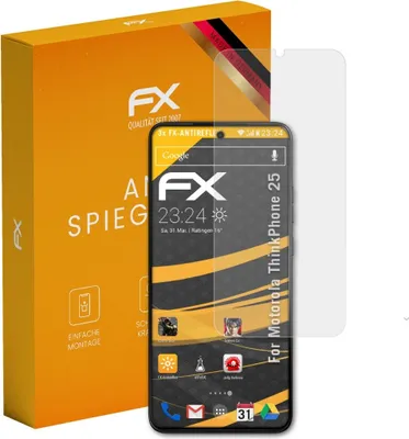Produktbild von atFoliX FX-Antireflex 3x Schutzfolie kompatibel mit Motorola ThinkPhone 25 Displayfolie