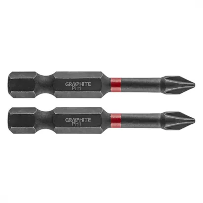 Obrázek produktu pro GRAPHITE Rázové bity PH1 x 50 mm, 2 ks.