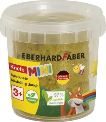 Produktbild von EBERHARD FABER Spielknete gelb 140 g Dose