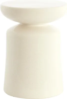 Zdjęcie produktu dla Light & Living KOTOR stolik boczny ceramiczny kremowy – Ø33,5x45 cm