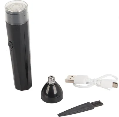 Image de Verk 01803 Mini-rasoir électrique 2 en 1, Noir