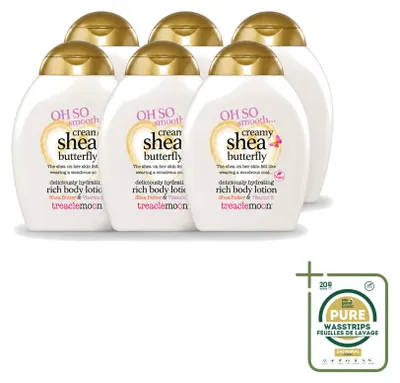 Produktbild von 6 x Treaclemoon Bodylotion Creamy Shea Butterfly - 500 ml - Vorratspackung - 6 Stücke