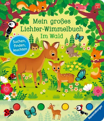 Produktbild von Mein großes Lichter-Wimmelbuch: Im Wald