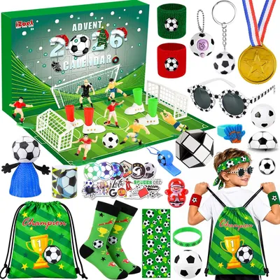 Immagine prodotto di Calendario dell'Avvento a tema calcio per adulti