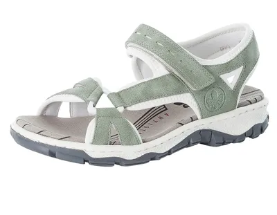 Produktbild von Rieker Damen Trekking Sandalen 68879-52, Größe:37 EU, Farbe:Grün
