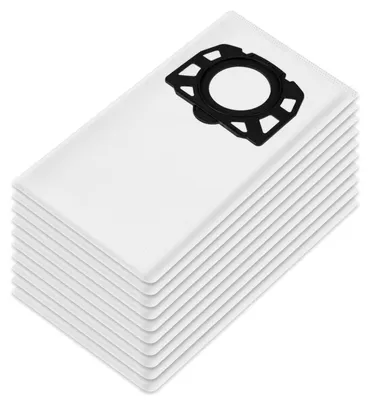 10 Staubsaugerbeutel für Kärcher WD4–WD6, MV4–MV6, Vlies