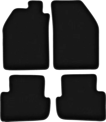 Immagine prodotto di Tappetini in velluto per Saab 9000 (1984-1991, berlina) neri, set 4 pz, con fissaggi