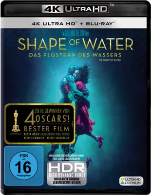 Produktbild von Shape of Water - Das Flüstern des Wassers  (4K Ultra HD) (+ Blu-ray)