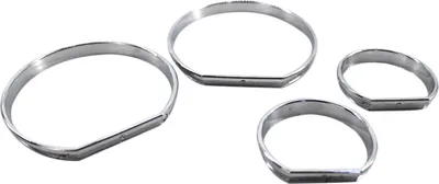 Obrázok produktu pre Chrómové krúžky meracieho prístrojového panela Dashboard Bezel Rings Trim Dial Rings Bezel Speedometer Frame Replacement for BMW E46 1999-2006