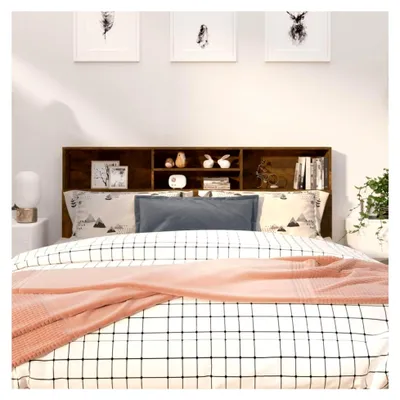 Produktbild von Kopfteil-Regal 180x19x103,5 cm Räuchereiche Holzwerkstoff